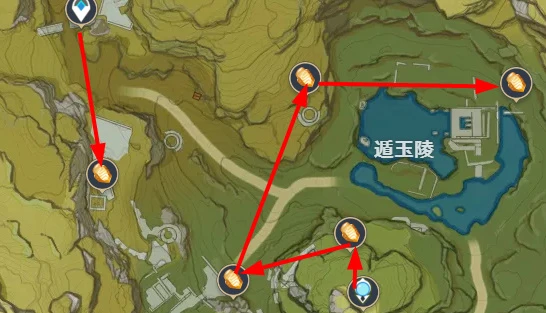 原神石珀採集地點地圖位置