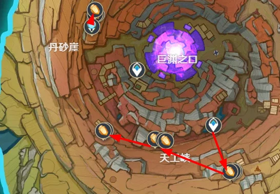 原神石珀採集地點地圖位置