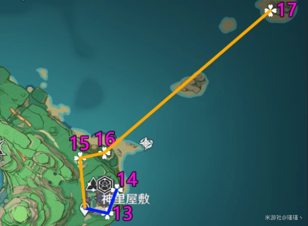 原神緋櫻繡球分布圖