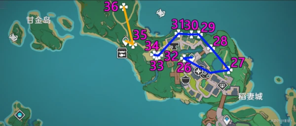 原神緋櫻繡球分布圖