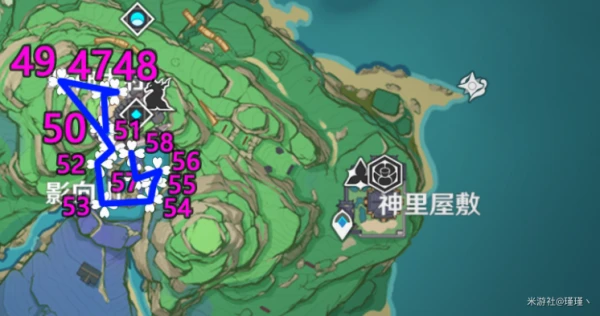 原神緋櫻繡球分布圖