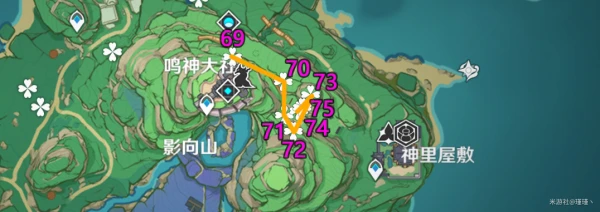 原神緋櫻繡球分布圖