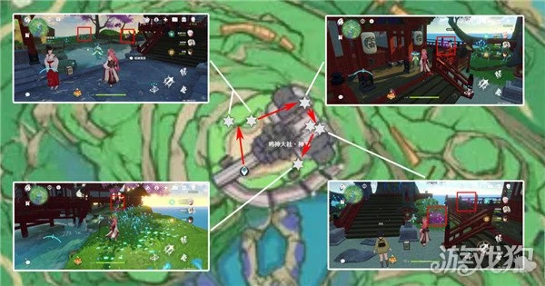 原神緋櫻繡球採集路線一覽 68個詳細點位分享