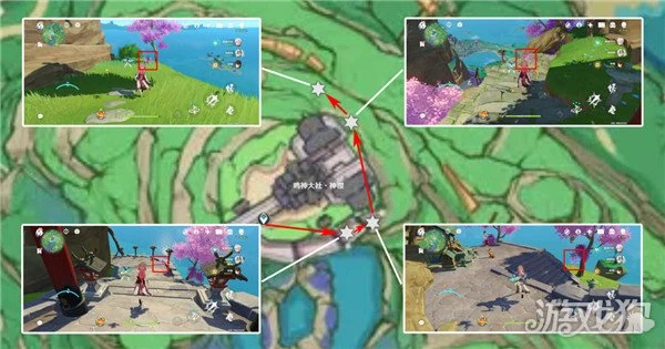 原神緋櫻繡球採集路線一覽 68個詳細點位分享