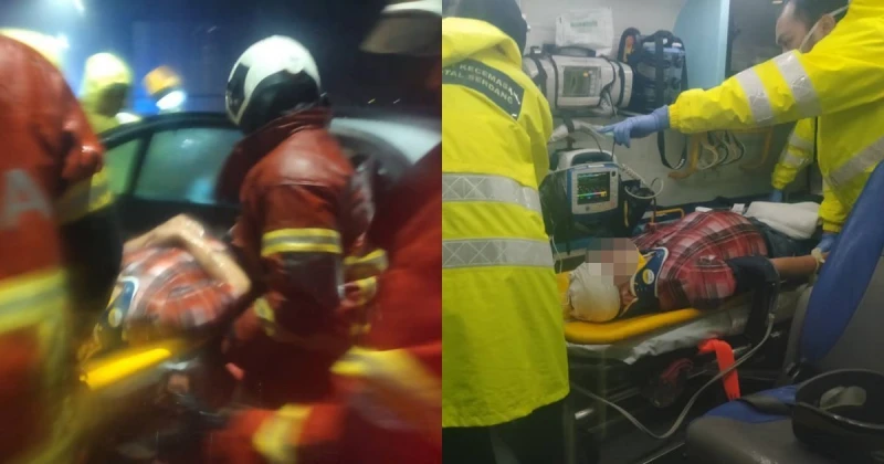 羅里為閃避車禍遭馬賽地追尾　轎車司機重傷入院