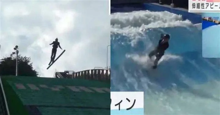 穿西裝皮鞋爬神山　日本社長手提公事包成功登頂