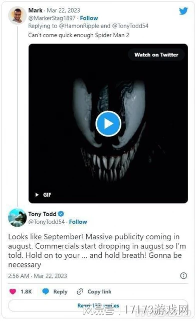 早報:比預想來的更早!毒液演員爆料《漫威蜘蛛俠2》上線日期