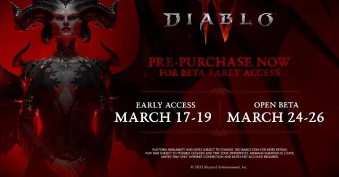 熱點預告:《暗黑4》全體公開測試 騰訊《新天龍八部》神龍測試