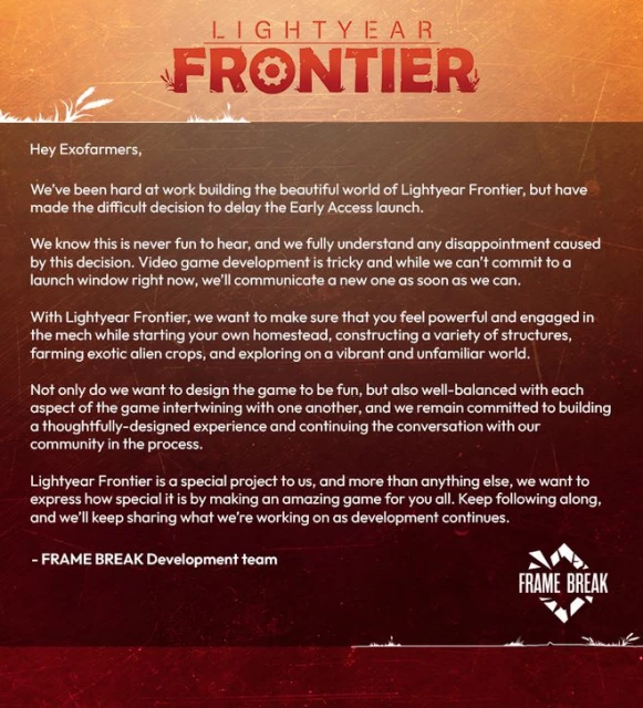 機甲外星農業模擬《光年拓荒》跳票