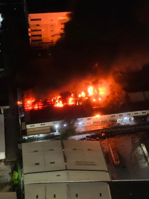 油漆廠清晨遭祝融光顧　幸未釀人員傷亡