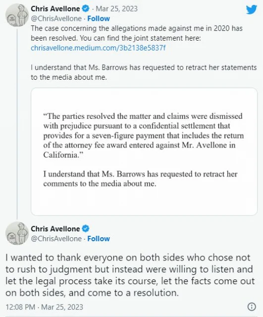 《消光2》編劇性騷擾案和解 獲得7位數賠償金