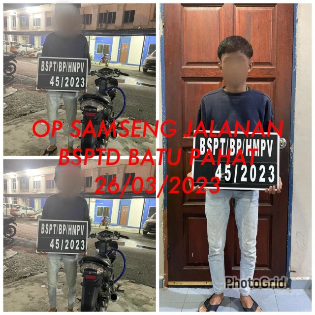 警方深夜取締逮3危險騎行少年