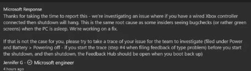 Win11 Canary出離奇BUG:有線連Xbox手柄無法關機