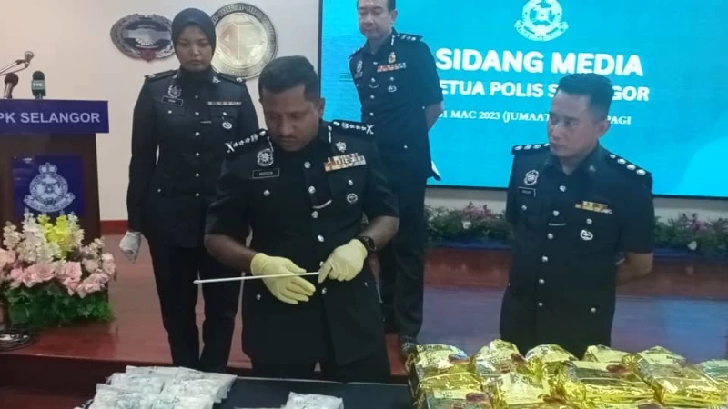 搗破2販毒集團捕7人　雪警起千萬令吉毒品