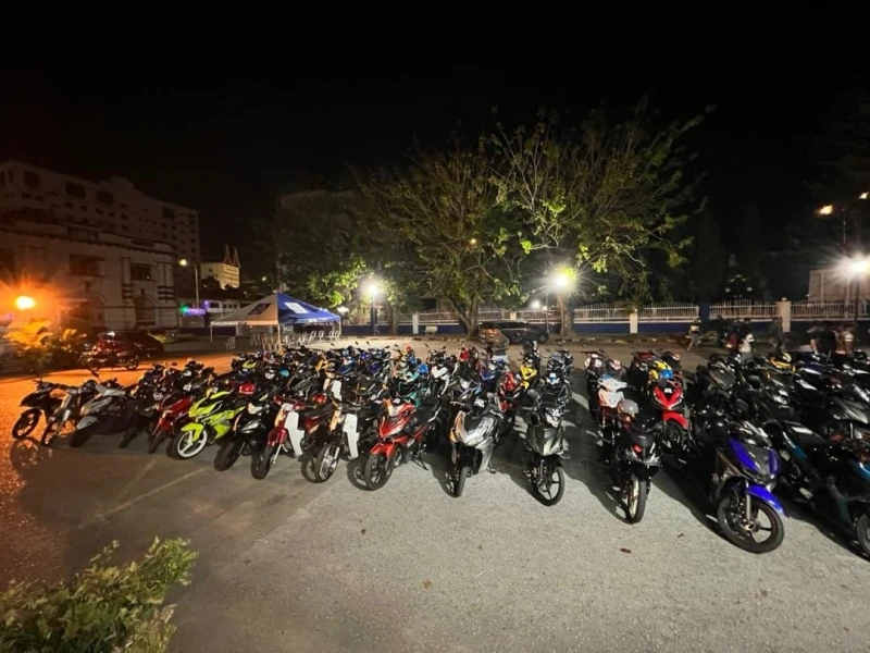 成群結隊飆摩哆　175人束手就擒