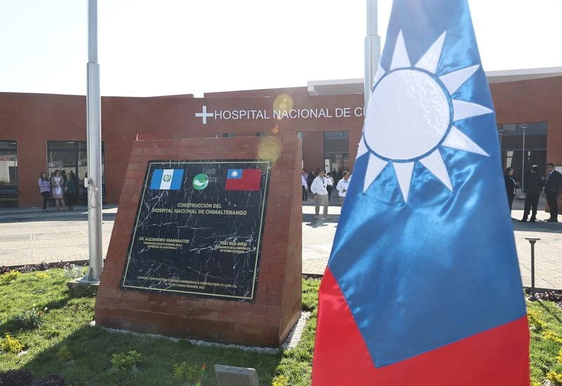 蔡英文贈交醫院　盼與瓜地馬拉踏實外交