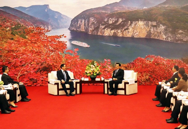 【馬英九訪問中國】首見政治局委員　強調兩岸有責任深化交流