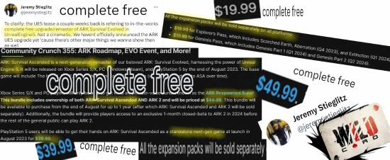 《方舟》40刀收費升級引眾怒：之前說過免費的！