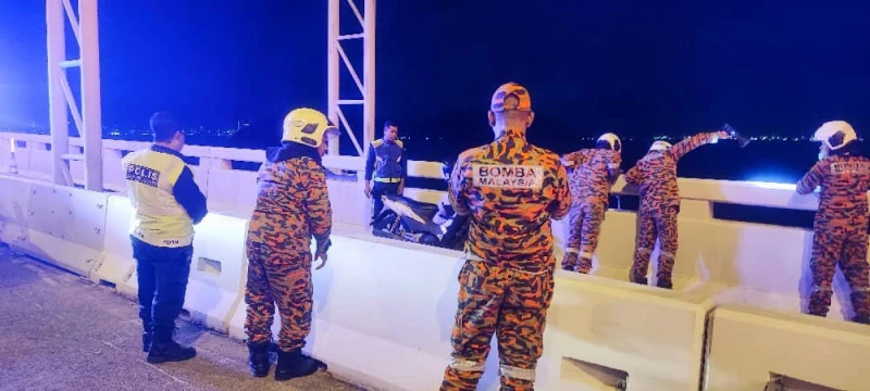 33歲男子凌晨騎摩哆上檳二橋　墜海失蹤至今生死未卜