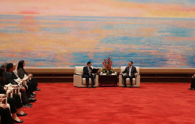 【馬英九訪問中國】訪華最後一站　會晤上海市委書記