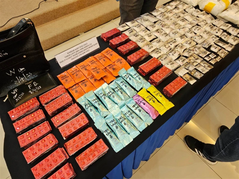 毒販售賣種類應有盡有　檳總警長：宛如「毒品雜貨店」