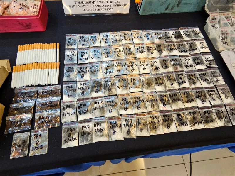 毒販售賣種類應有盡有　檳總警長：宛如「毒品雜貨店」