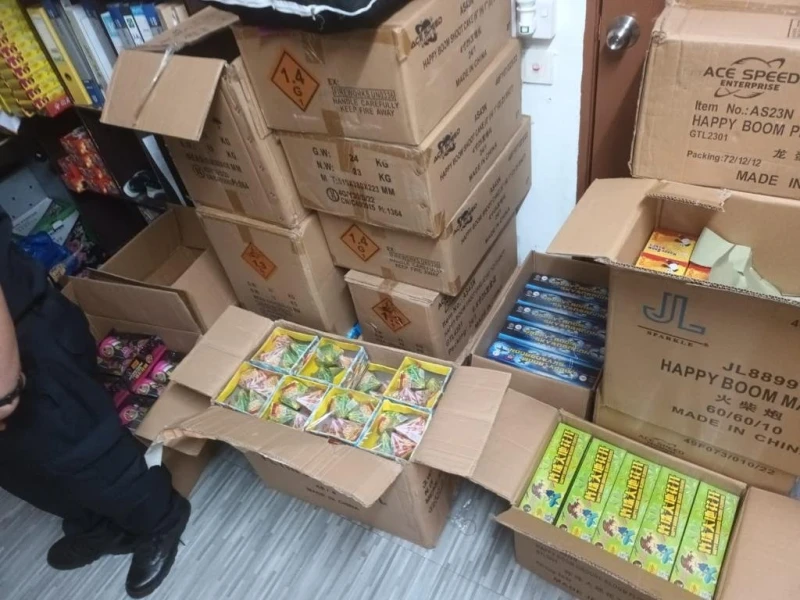 民宅藏非法煙花爆竹　警捕33歲女子起1842箱市值達6萬