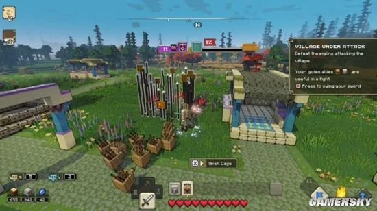 《我的世界：傳奇》玩法前瞻 保衛村民大作戰