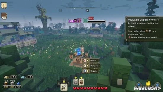 《我的世界：傳奇》玩法前瞻 保衛村民大作戰