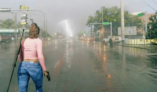 玩家為《GTA6》泄露畫面加上光追！你電腦頂得住嗎