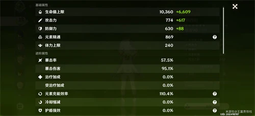 《原神》0命納西妲畢業面板一覽