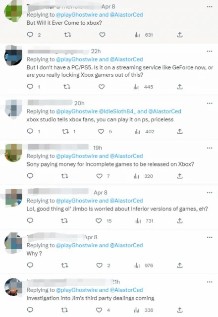 《幽靈線》序幕無法在Xbox上遊玩 玩家：索尼搞鬼？