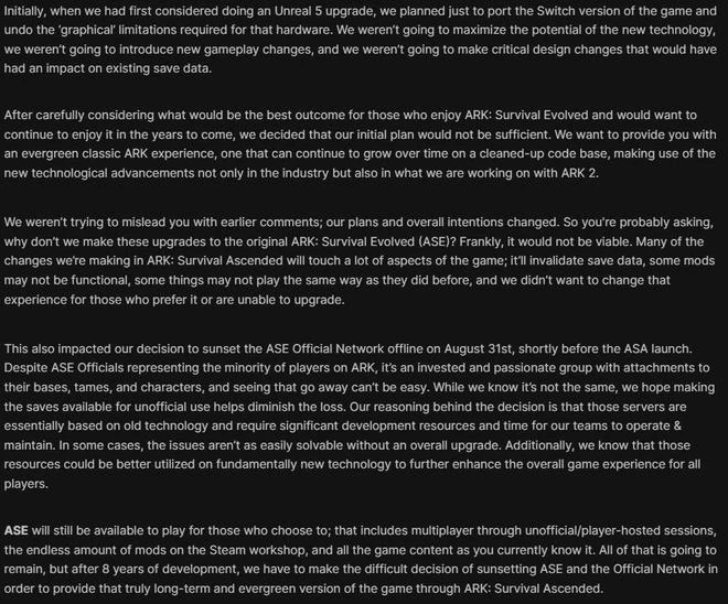 官方修改 《方舟：生存進化》購買規則