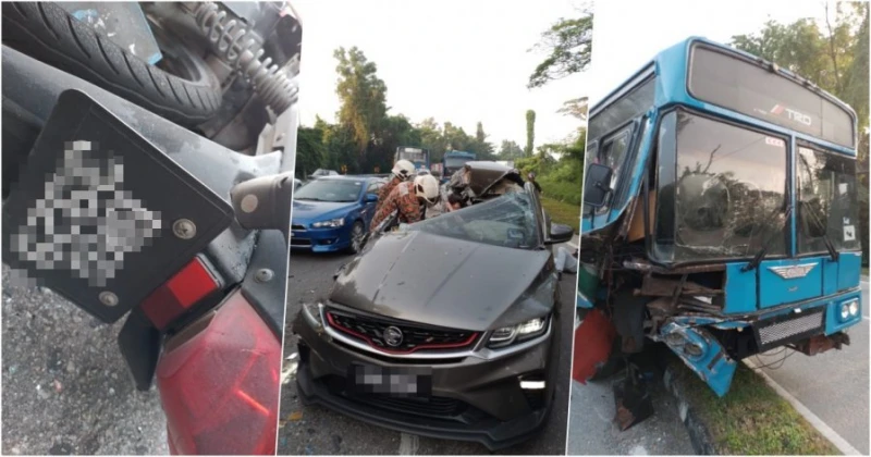 巴生康樂橋車禍　2男受傷