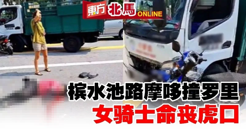 檳水池路摩哆撞羅里　女騎士命喪虎口