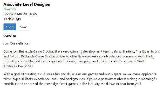 《上古捲軸6》或包含多人模式?官方招聘啟事顯端倪