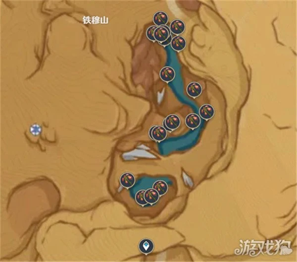 原神悼靈花採集路線分享 78朵採集路線