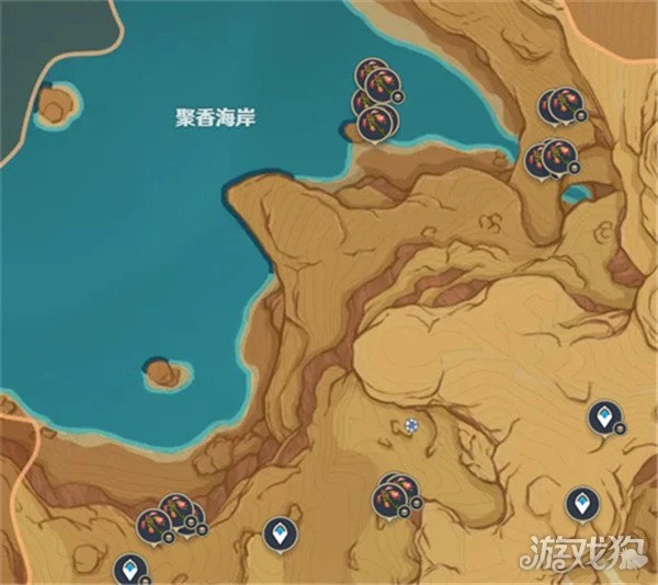 原神悼靈花採集路線分享 78朵採集路線