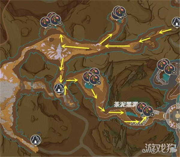 原神悼靈花採集路線分享 78朵採集路線