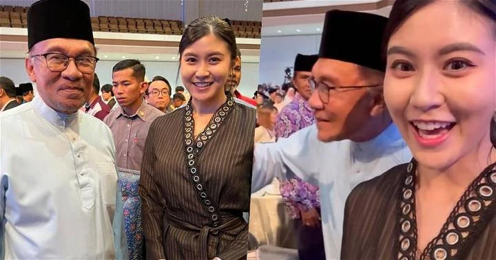 不小心碰撞首相的視頻被污衊　女星向安華道歉