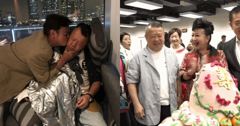 曾志偉慶70大壽　一票女星輪流獻吻祝賀