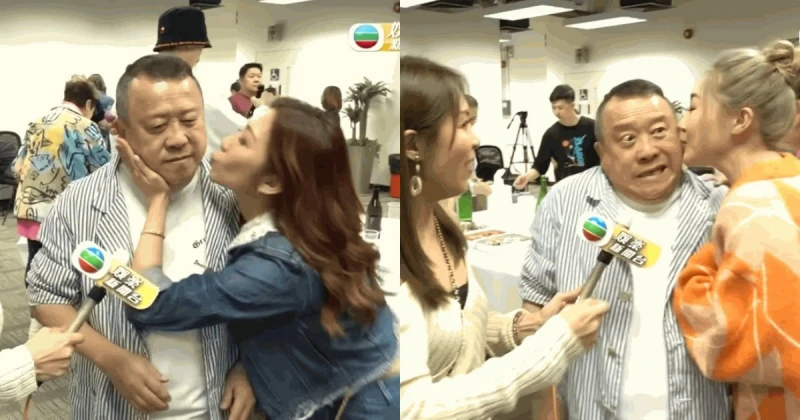 曾志偉慶70大壽　一票女星輪流獻吻祝賀