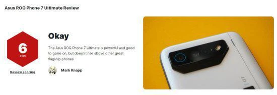 ROG 7遊戲手機IGN 6分：跟其他手機有啥區別？