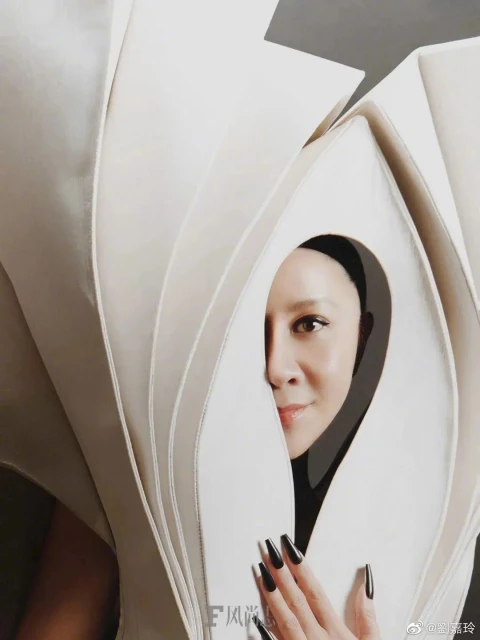 劉嘉玲曬前衛美照：來點不一樣的　引網兩極化評論