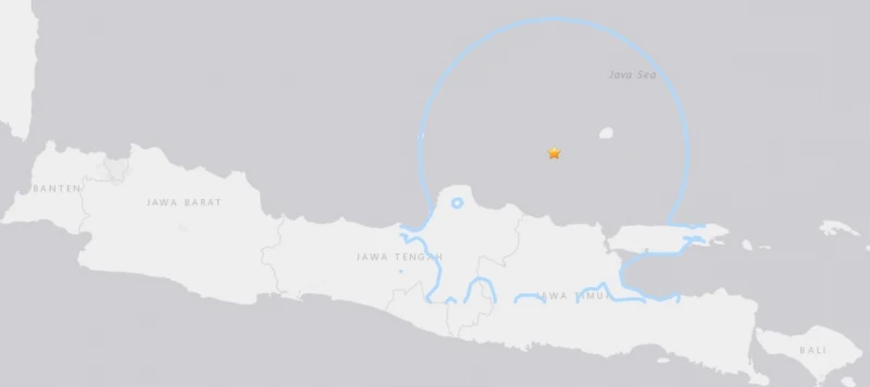 印尼爪哇島外海6.6級地震　無海嘯風險