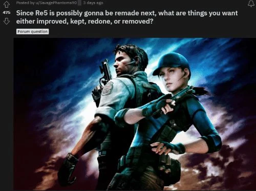 玩家暢想《生化危機5重製版》：多來點吉爾的內容