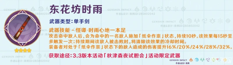 《原神》東花坊時雨強度解析
