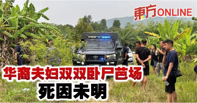 華裔夫婦雙雙臥屍芭場　死因未明