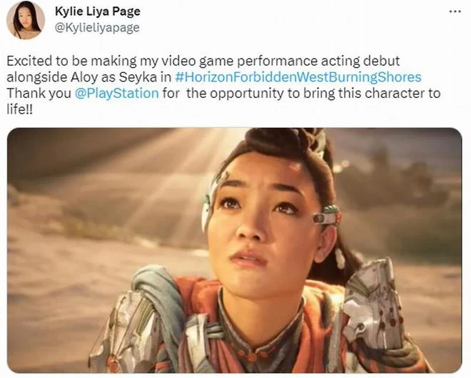 《地平線：西之絕境》DLC女演員感謝索尼