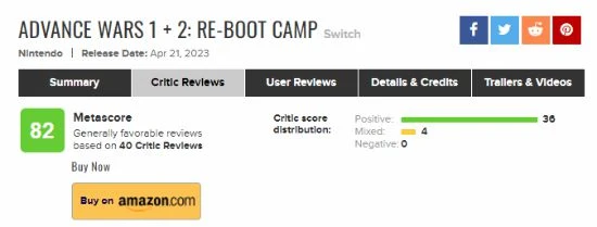 《高級戰爭1+2》M站82分！畫面和多人體驗顯著進步